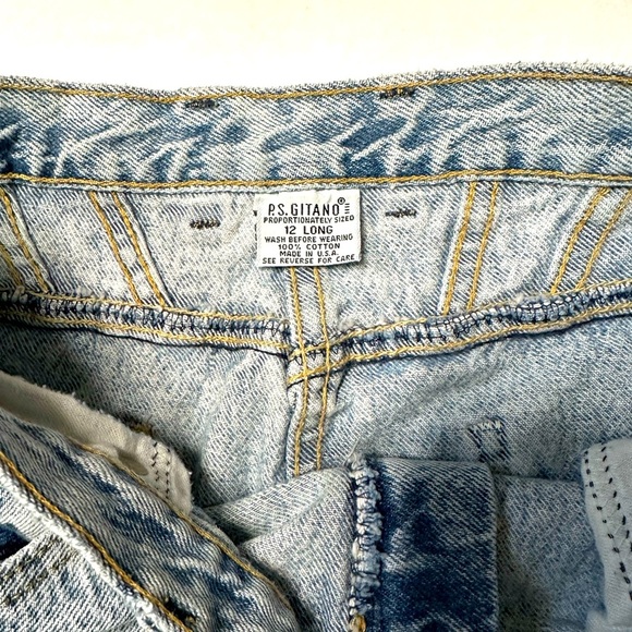 Vintage PS Gitano jeans sz 12L high rise - Picture 5 of 10